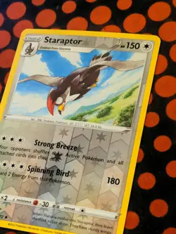 Pokemon TCG Staraptor Sword & Shield: Brilliant Stars 119/172 Reverse Holo Rare - Image 2