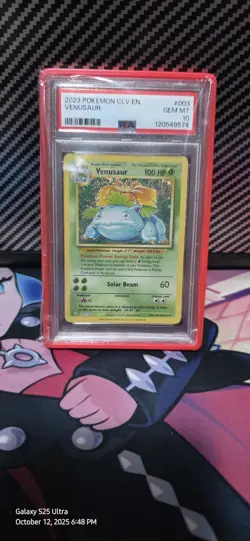 2023 Pokemon CLV EN #003 Venusaur PSA 10 GEM Mint - Image 1