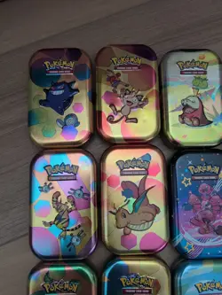 11 Pokemon Tcg Mini Tins *Empty* - Image 2