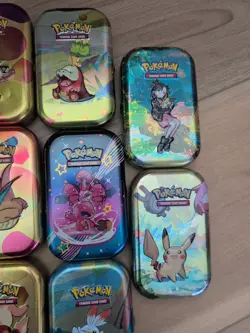 11 Pokemon Tcg Mini Tins *Empty* - Image 3