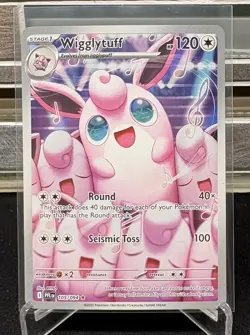 Pokemon TCG Phantasmal Flames Wigglytuff 105/094 Illustration Rare - Image 1