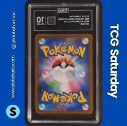 2025 POKEMON MEGA DREAM JP #212/193 DRAKLOAK ART RARE TAG 10 - Image 2