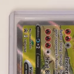 2019 POKEMON SWORD & SHIELD BLACK STAR PROMO #SWSH260 CHARIZARD V - Image 3