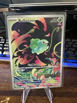 Bulbasaur Illustration Rare Pokemon Mega Evolution 133/132 Mint Condition TCG - Image 1