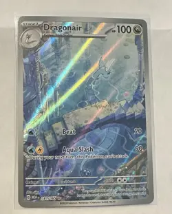 Pokemon Scarlet & Violet 151 Dragonair 181/165 Illustration Rare NM English TCG - Image 1