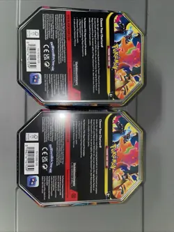 Pokemon Mega Charizard Tin - Mega Charizard X English Factory Sealed In Hand X2 - Image 4