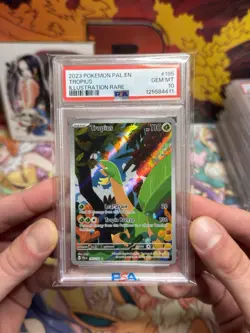 PSA 10 Tropius Illustration Rare 195/193 Pokemon 2025 Journey Together English - Image 1