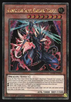Vanquish Soul Caesar Valius - RA04-EN046 - Quarter Century Secret Rare - Yugioh - Image 1