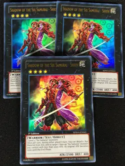 Yugioh Shadow of the Six Samurai Shien SDWA-EN041 1st Ultra x3 (MP) - Image 1