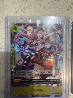 Perona (Alt Art) OP14-111 R - THE AZURE SEA'S SEVEN - One Piece TCG Mint - Image 4