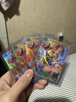 One Piece TCG Monkey D. Luffy SEC Japanese OP13-118 Carrying On His Will Secret - Image 1