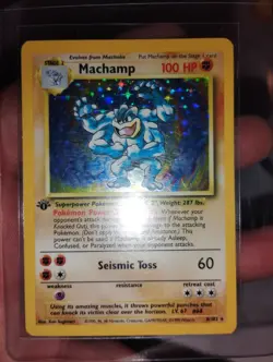 Pokemon Card 1st Edition Machamp Base Set Check Pics 🔥🔥🔥 - Image 1