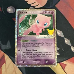 Pokemon TCG Mew EX Celebrations Classic Collection Holo Ultra Rare Card 88/92 - Image 1