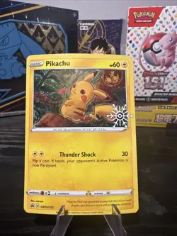 Pikachu - (Holiday Calendar) SWSH153 SWSH: Sword & Shield Promo Cards Holo - Image 1