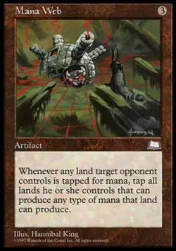 MTG English Mana Web Light Play Normal Weatherlight - Image 1