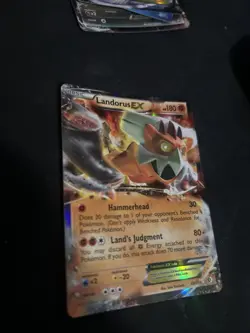 Pokemon Landorus EX Holo Ultra Rare Card 89/149 Boundaries Crossed - Image 1