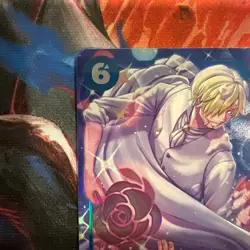 Bandai Sanji OP11-051 A Fist of Divine Speed SR Alt Art Foil One Piece Card - Image 2