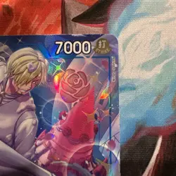 Bandai Sanji OP11-051 A Fist of Divine Speed SR Alt Art Foil One Piece Card - Image 3