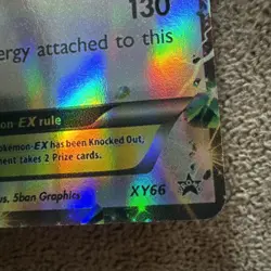 Rayquaza EX XY66 Black Star Promo Ultra Holo Pokemon Card - Excellent Condition - Image 5