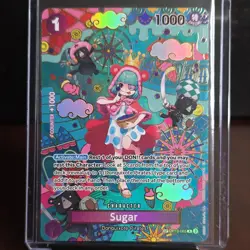 Sugar OP10-065 SP Special Full Art Holo One Piece CCG Bandai Card - Image 1