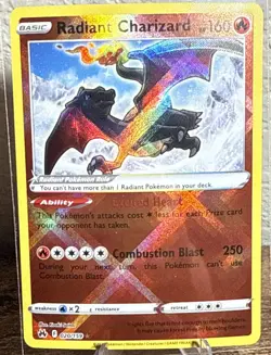 Pokemon TCG Radiant Charizard Crown Zenith Holo Card 020/159 NM - Image 1