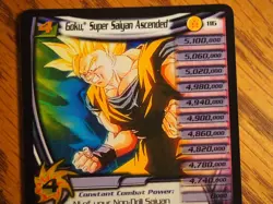 Dragonball Z CCG Buu Saga Goku, Super Saiyan Ascended unlimited rare foil card - Image 2
