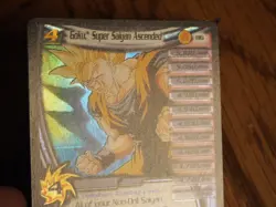 Dragonball Z CCG Buu Saga Goku, Super Saiyan Ascended unlimited rare foil card - Image 4