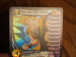 Dragonball Z CCG Buu Saga Goku, Super Saiyan Ascended unlimited rare foil card - Image 5