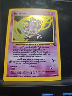 Pokemon TCG Mr. Mime VLP Jungle Unlimited card - Image 3