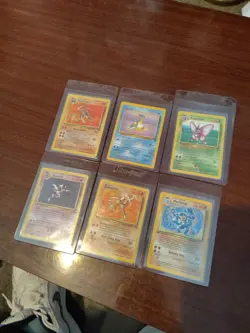 Pokemon Vintage Lot Of 6 Cards 1999 Wizards Of The Coast - Image 1