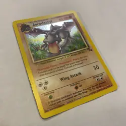 Pokemon TCG Aerodactyl Fossil Holo Card 1/62 Unlimited Rare - Image 3