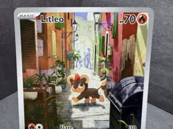 Pokemon TCG Litleo 139/132 Illustration Rare Holo Card Mega Evolution Base Set ( - Image 2