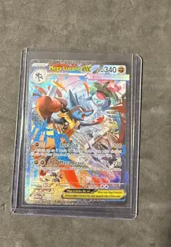Pokemon Mega Evolutions TCG Mega Lucario EX Card 179/132 - Image 1
