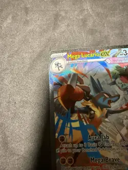 Pokemon Mega Evolutions TCG Mega Lucario EX Card 179/132 - Image 3
