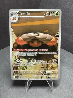 Pokemon TCG Crustle 186/182 Illustration Rare Holo Card Destined Rivals (NM) - Image 1