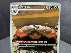 Pokemon TCG Crustle 186/182 Illustration Rare Holo Card Destined Rivals (NM) - Image 2
