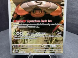 Pokemon TCG Crustle 186/182 Illustration Rare Holo Card Destined Rivals (NM) - Image 3