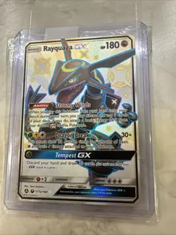 Pokemon TCG Shiny Rayquaza GX Promo Card 177a/168 Hidden Fates NM - Image 2