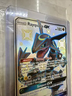 Pokemon TCG Shiny Rayquaza GX Promo Card 177a/168 Hidden Fates NM - Image 3