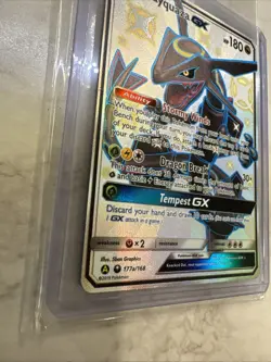 Pokemon TCG Shiny Rayquaza GX Promo Card 177a/168 Hidden Fates NM - Image 4