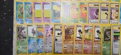 vintage Pokemon card lot MP/DMG c,un Holo, rare, Shadowless, 1st ed 200+ - Image 2