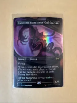 MTG Doomsday Excruciator DSK 0346 R NM FOIL Borderless - Image 2