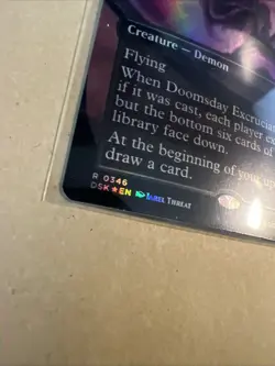 MTG Doomsday Excruciator DSK 0346 R NM FOIL Borderless - Image 3