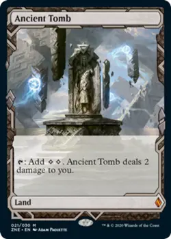 [1x] Ancient Tomb - Foil Near Mint, English ZNR: Extras MTG Magic - Image 1