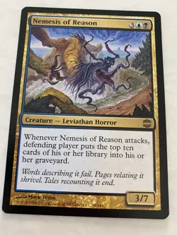 MTG Magic the Gathering Card X1: Nemesis of Reason - Alara Reborn EX/NM - Image 1