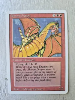 Shivan Dragon MTG Core Revised Edition - Image 1