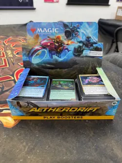 Aetherdrift Play Booster Box bulk cards: Commons, Uncommons, Lands, FOIL, Tokens - Image 1