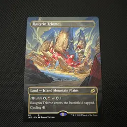 Magic the Gathering MTG Raugrin Triome (311) Ikoria Lair of Behemoths LP - Image 1