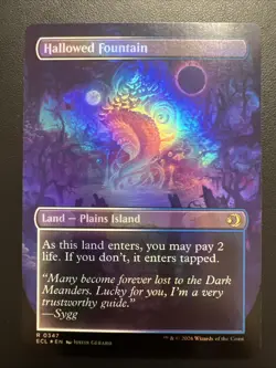 Hallowed Fountain - Foil - Borderless Lorwyn Eclipsed MTG NM - Image 2