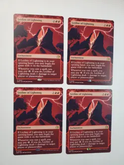 4x Leyline of Lightning - WoE Enchanting Tales - Near Mint - MTG - Image 1